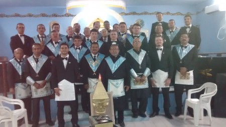 Visita das Lojas: Cavalheiros da Harmonia 59 (Brejo Santo), Defensores da Ordem 93 (Mauriti), Obreiros da União 74 (Jati) e Deus e São João 3374 (Mauriti) à Deus e Milagres 45 no oriente de Milagres - 5/6/14